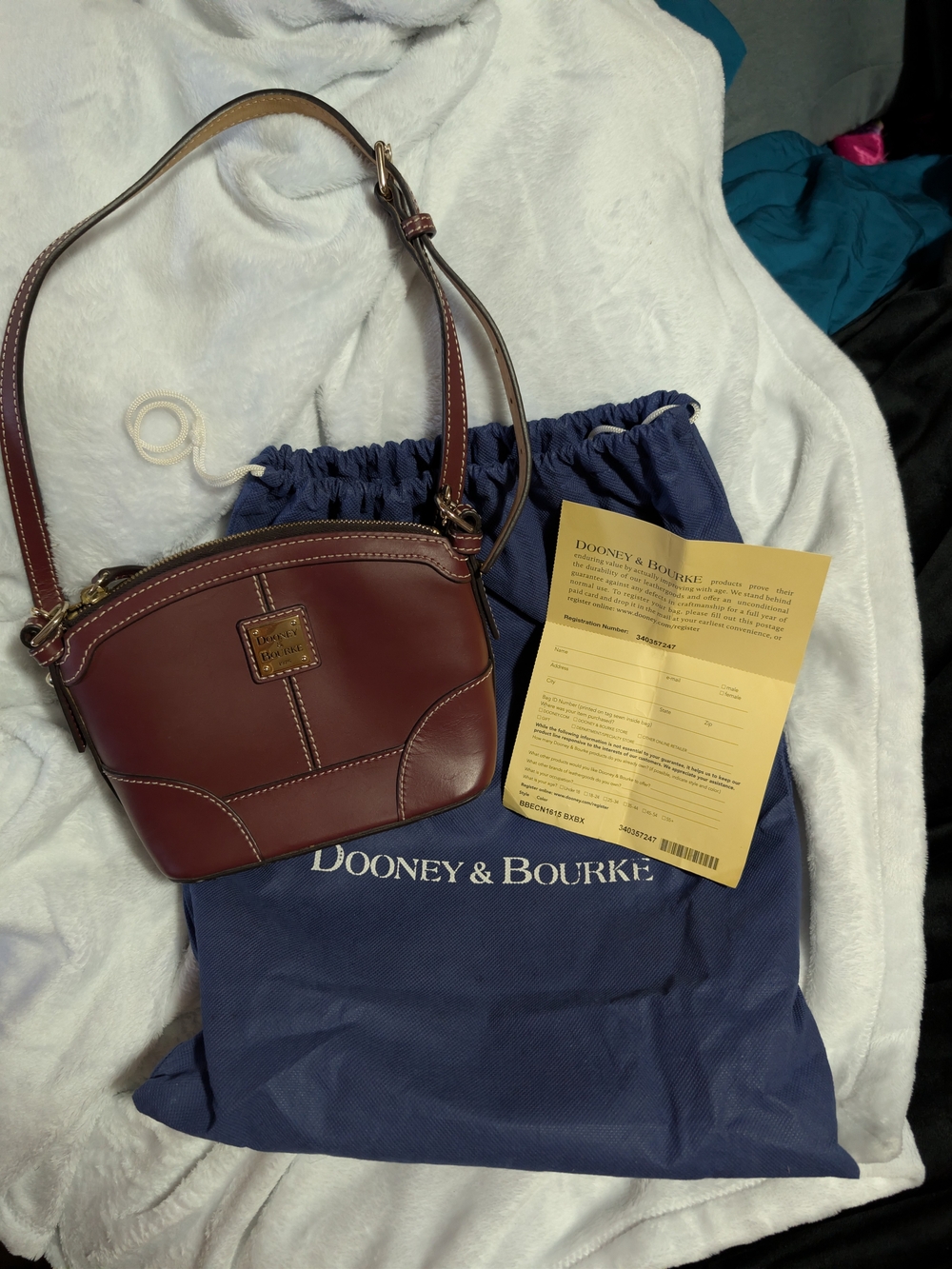 Dooney & Bourke Florentine Leather Mini Domed Crossbody